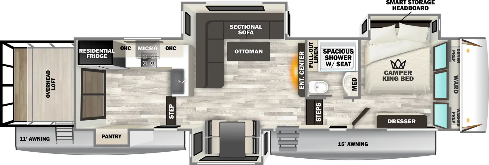 Sabre 36ML Floorplan